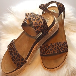 Wonder Nation, Sandal, Size 6,‎ leopard print